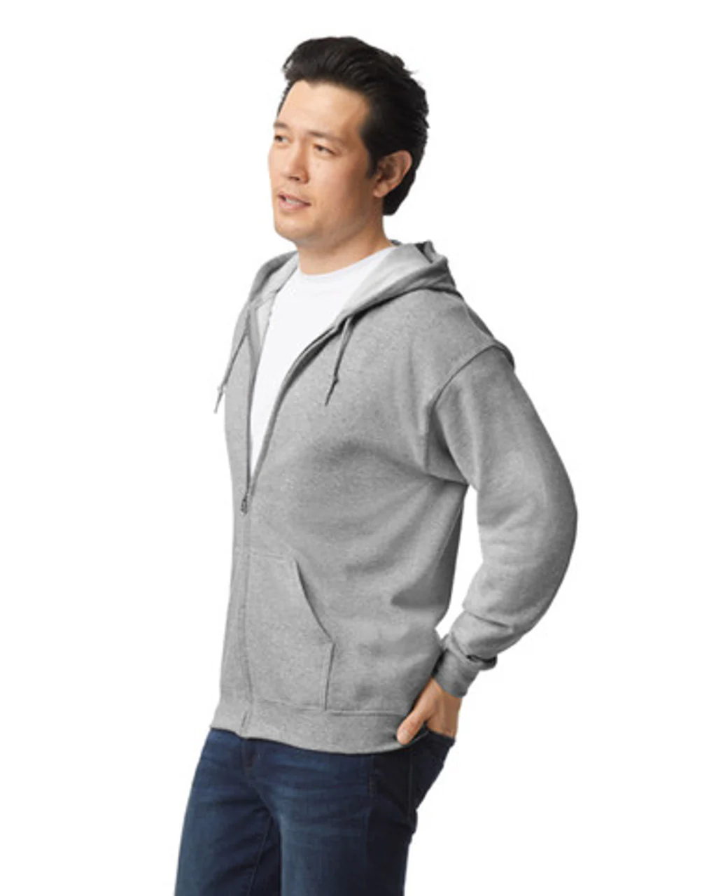 Heavy Blend™ Adult Full Zip Hooded Sweatshirt 18600 - Image 4