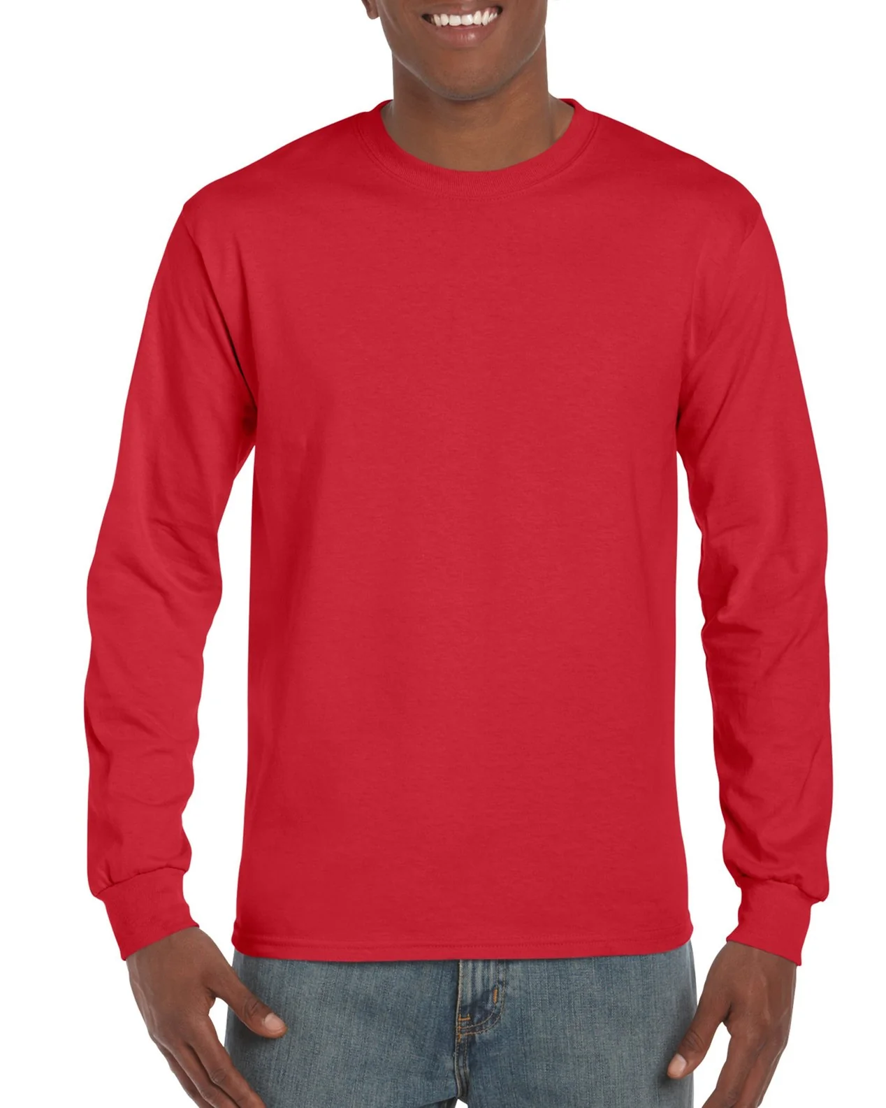 Gildan G5400 Men's Classic Long Sleeve T-Shirt - Image 3