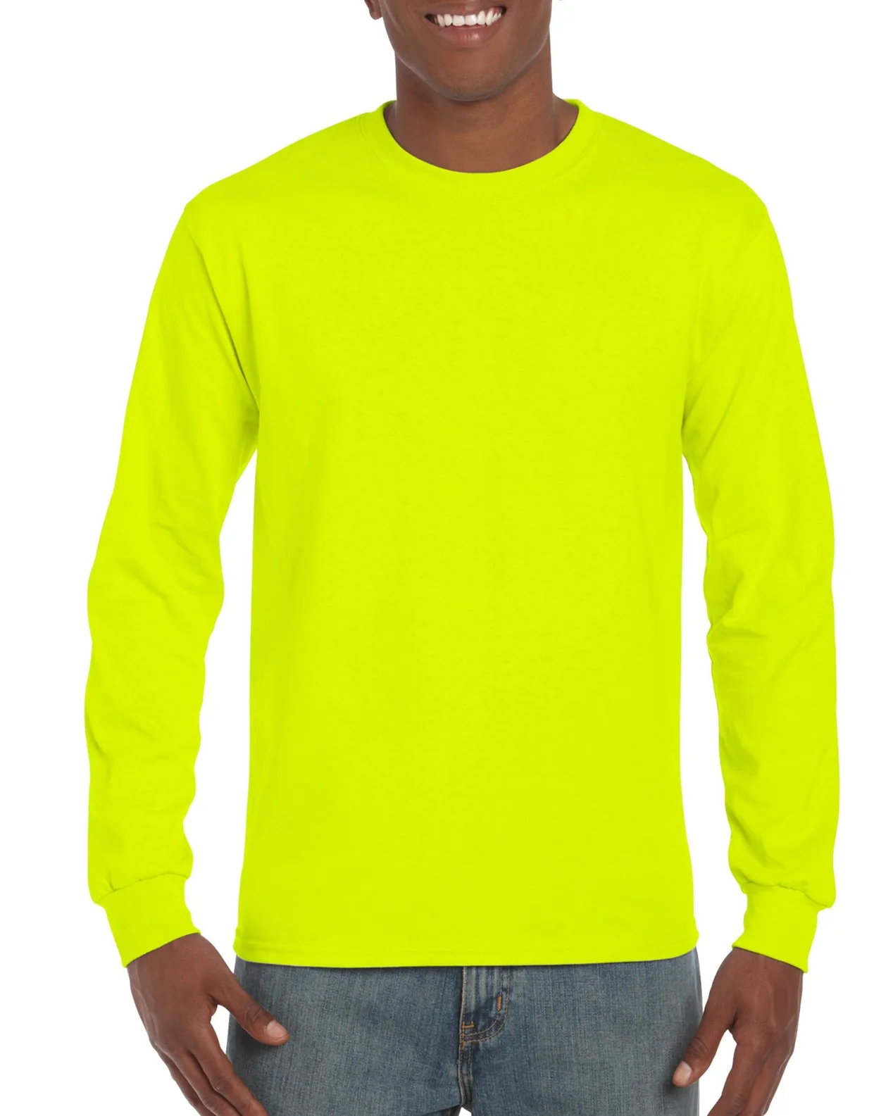 Gildan G5400 Men's Classic Long Sleeve T-Shirt - Image 6