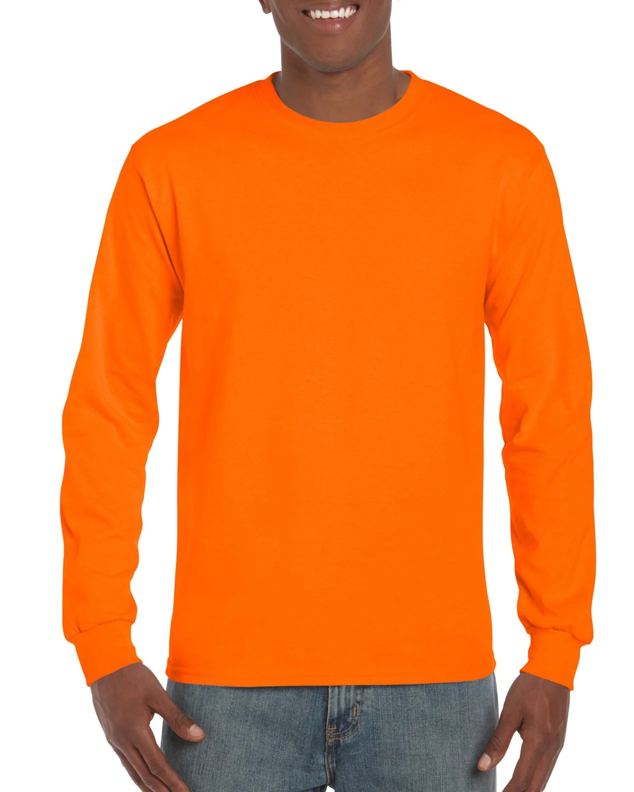 Gildan G5400 Men's Classic Long Sleeve T-Shirt - Image 7
